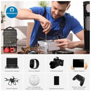 122-in-1 Precision Magnetic Screwdriver Set | Ultimate Phone Repair Tools