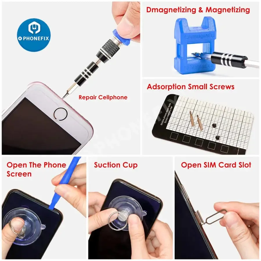 122-in-1 Precision Magnetic Screwdriver Set | Ultimate Phone Repair Tools