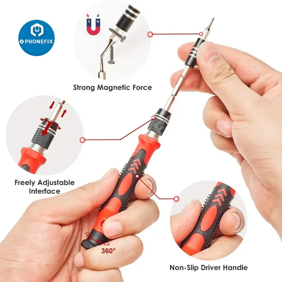 122-in-1 Precision Magnetic Screwdriver Set | Ultimate Phone Repair Tools
