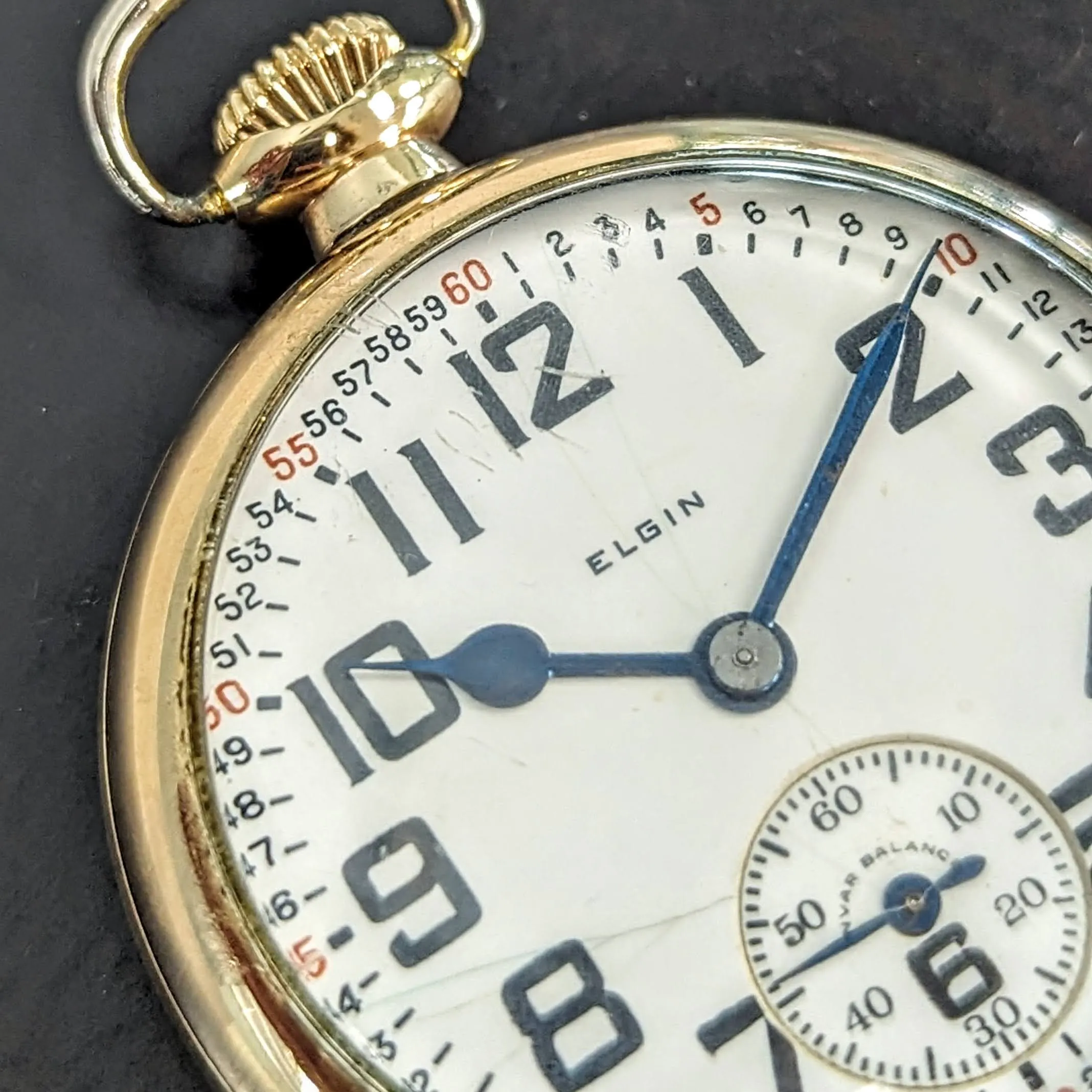 1926 ELGIN Elgin B.W. Raymond Pocket Watch 16s 21 Jewels Grade 472 5 ADJ Vintage USA Made