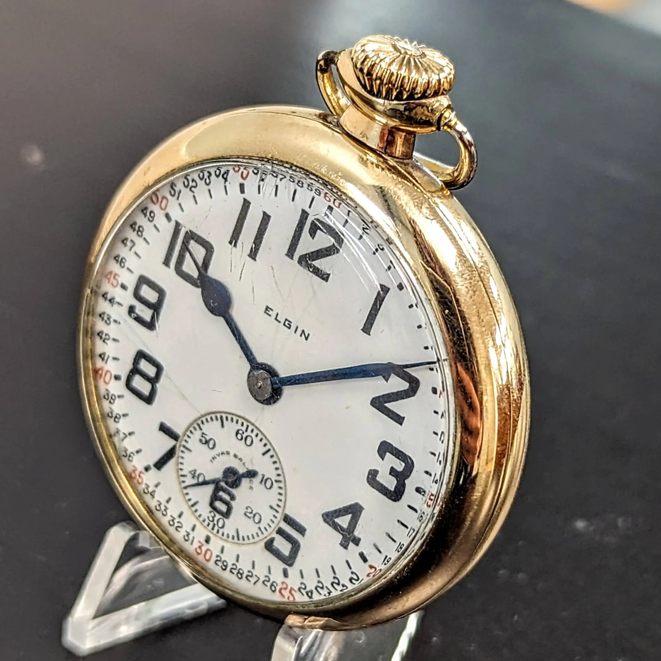 1926 ELGIN Elgin B.W. Raymond Pocket Watch 16s 21 Jewels Grade 472 5 ADJ Vintage USA Made