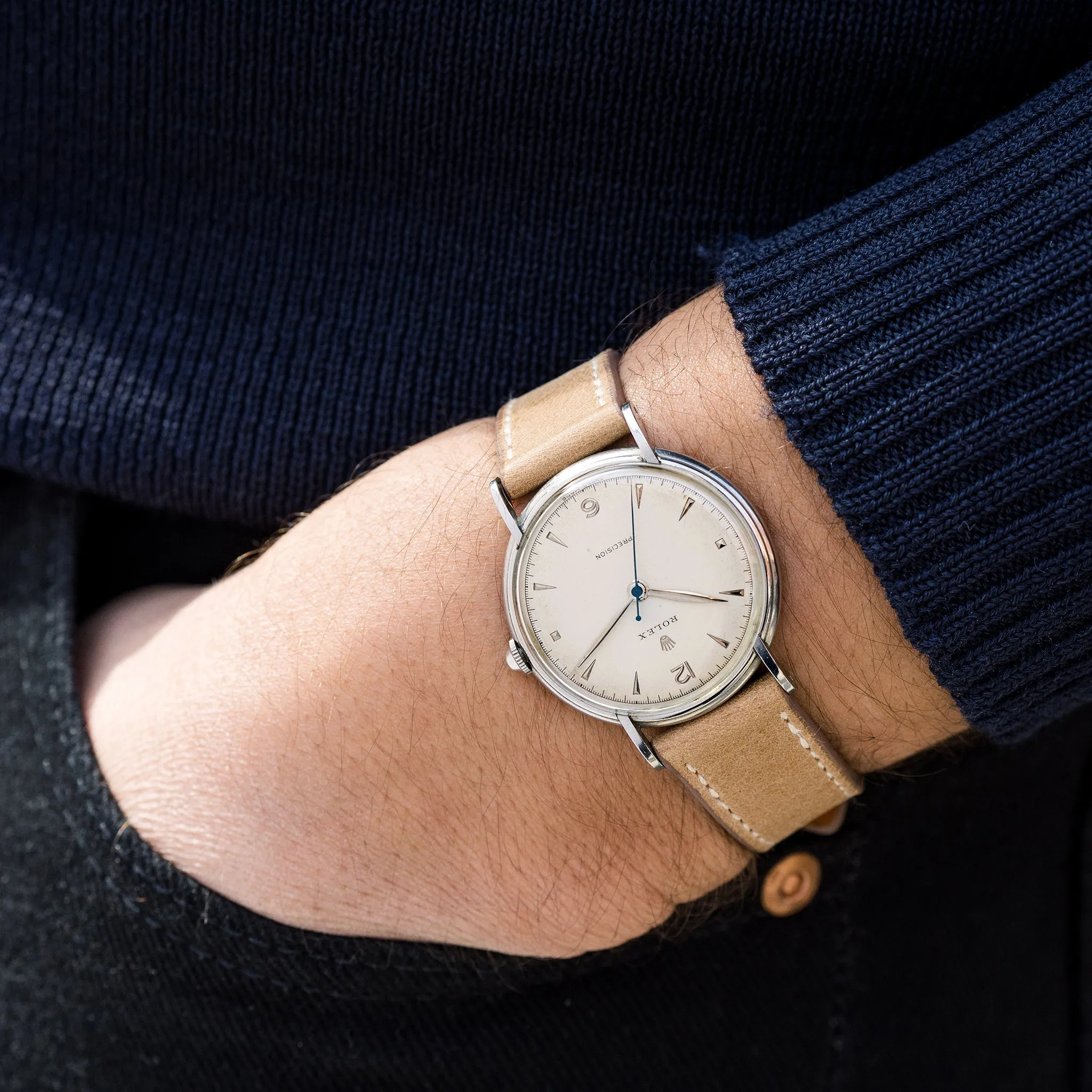 1946 Rolex Precision Ref. 4222 In Stainless Steel
