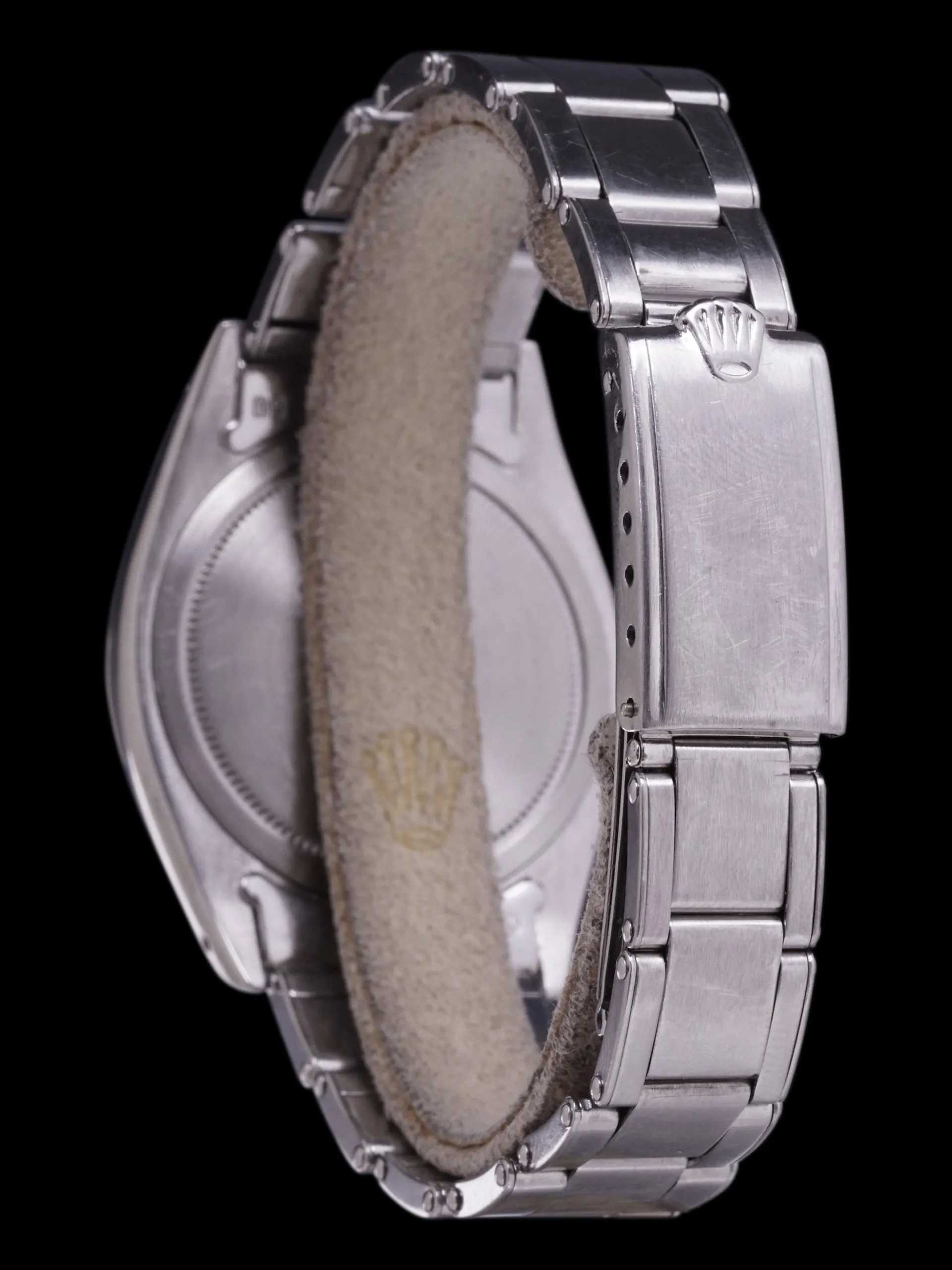 1956 Rolex Oysterdate Precision (Ref. 6494) "Black Honeycomb Dial"