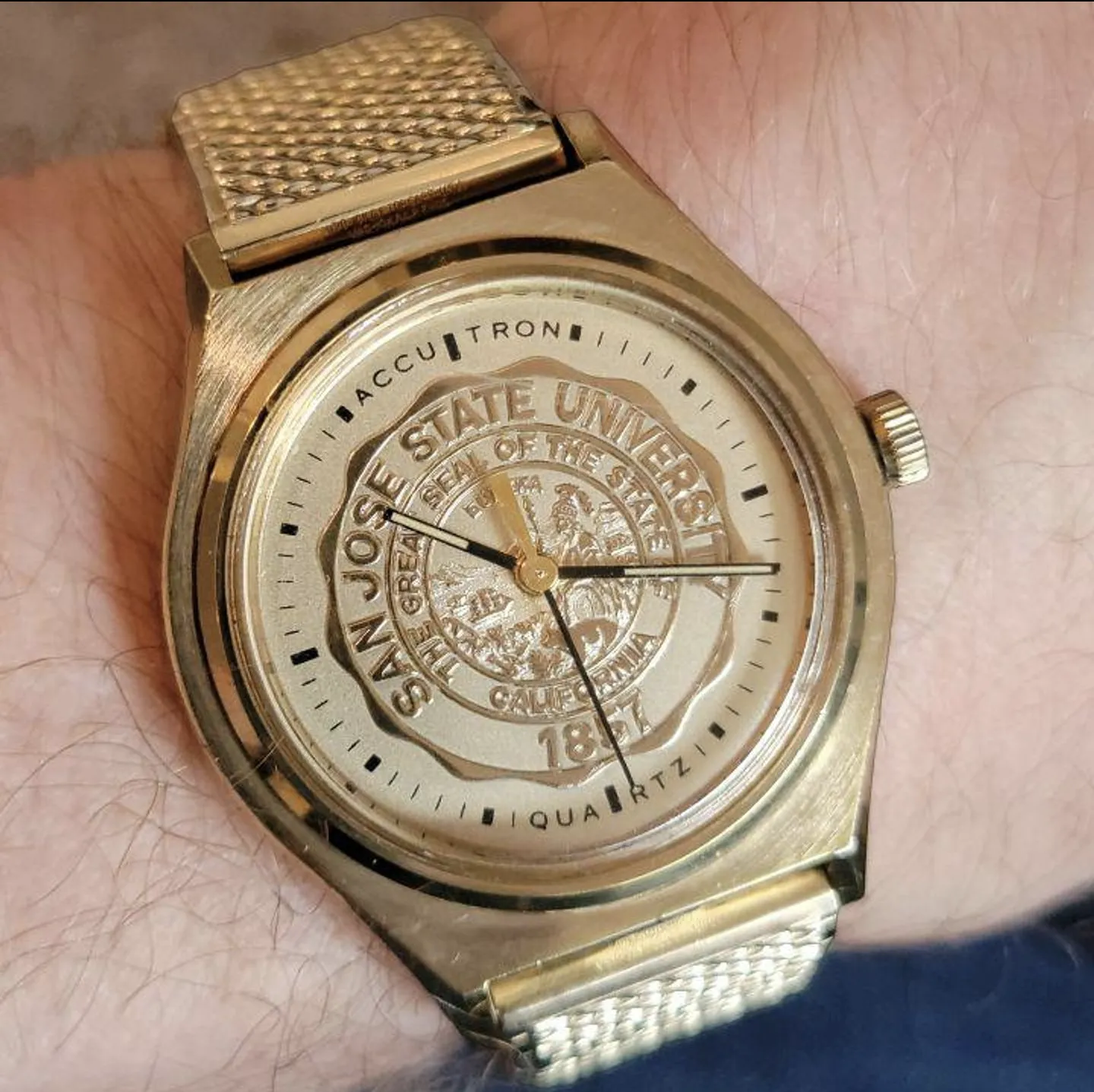 1968 BULOVA Accutron Quartz Watch - Special Edition San Jose State University