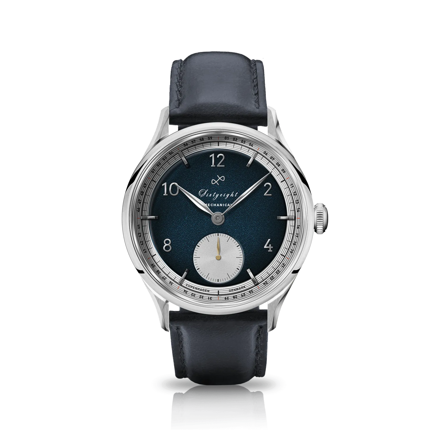 1968 Mechanical (Hand-Wound), Steel / Night Blue
