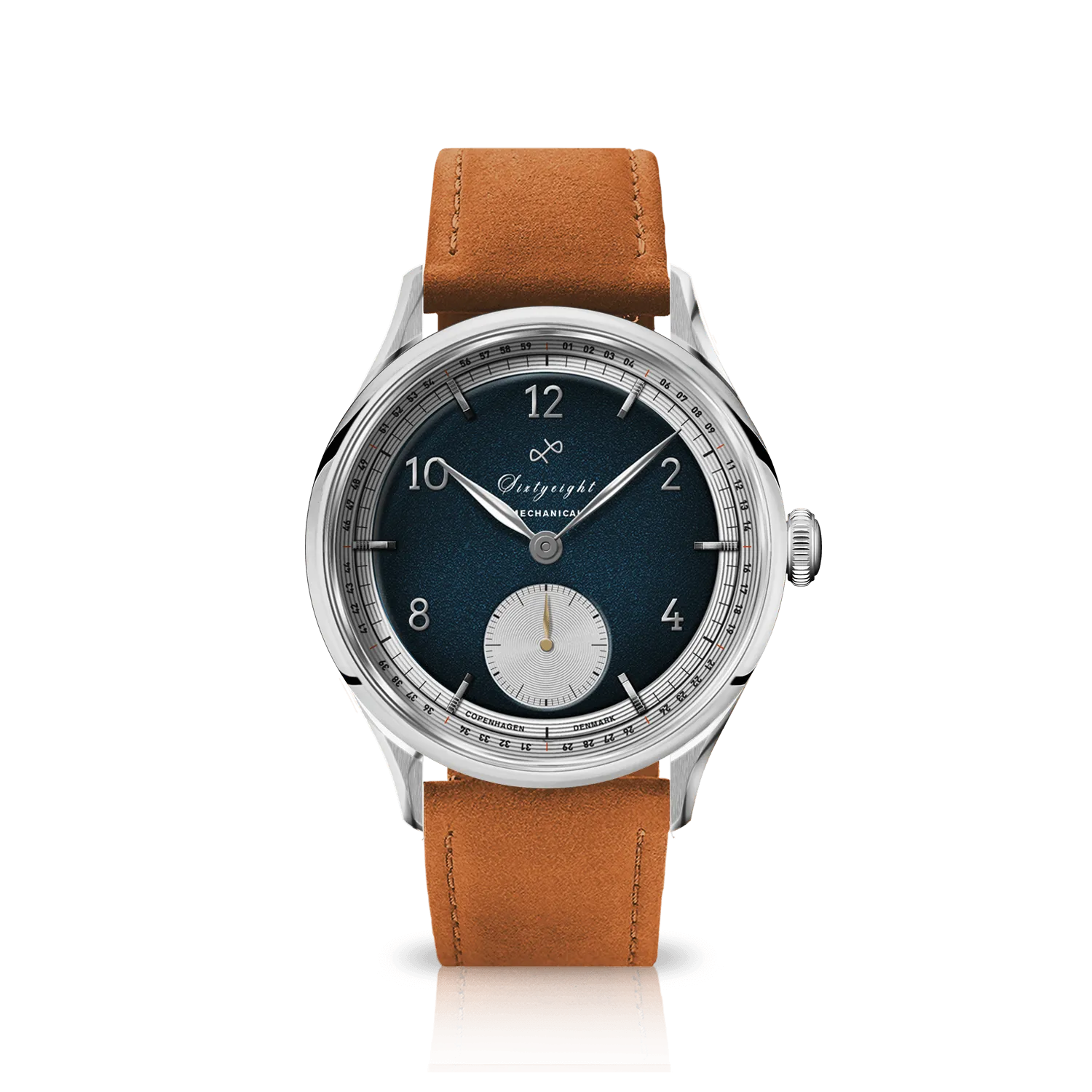 1968 Mechanical (Hand-Wound), Steel / Night Blue