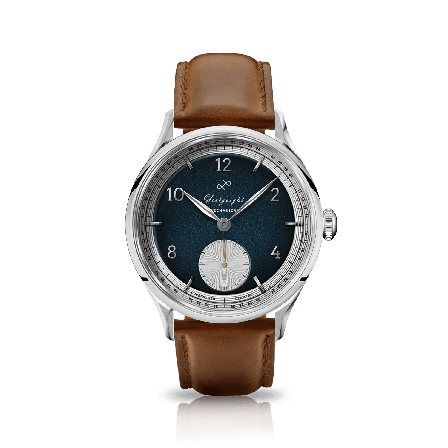 1968 Mechanical (Hand-Wound), Steel / Night Blue