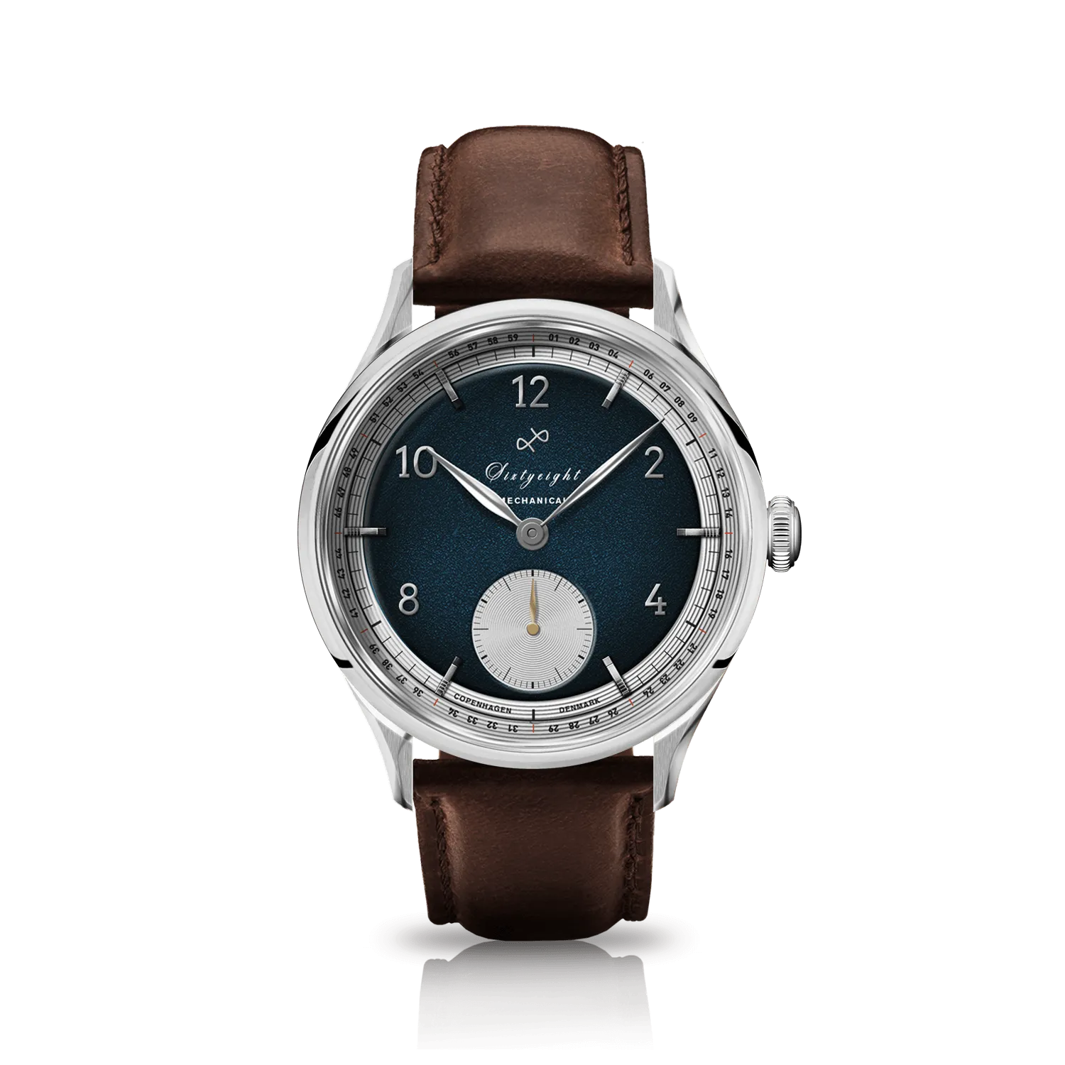 1968 Mechanical (Hand-Wound), Steel / Night Blue