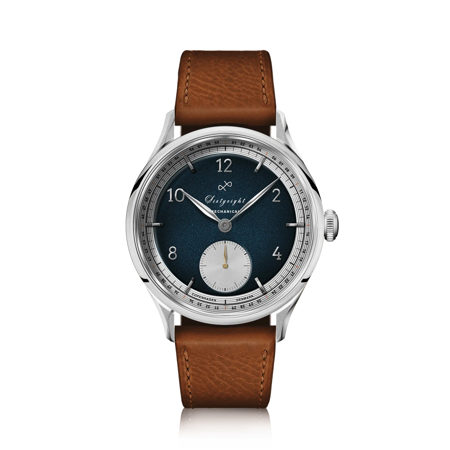 1968 Mechanical (Hand-Wound), Steel / Night Blue