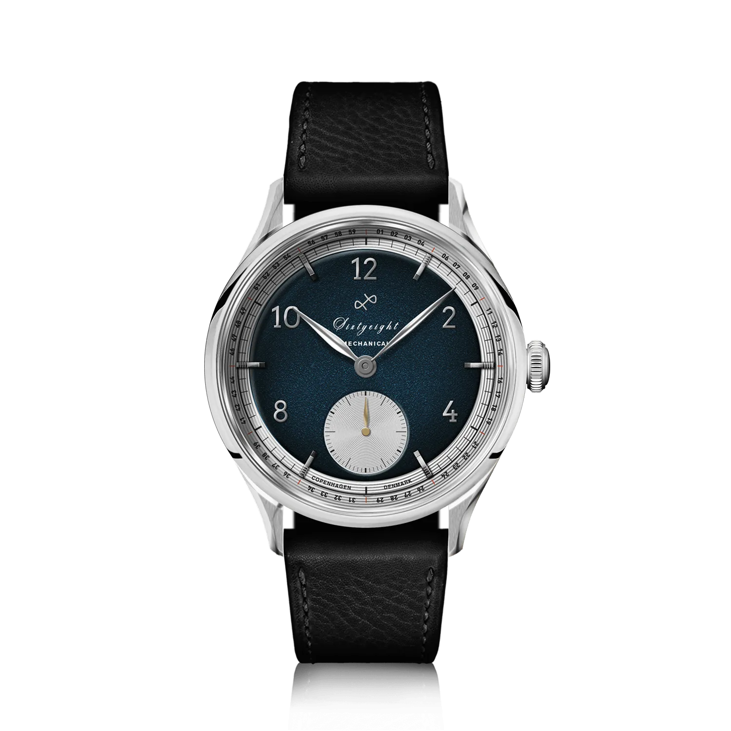 1968 Mechanical (Hand-Wound), Steel / Night Blue