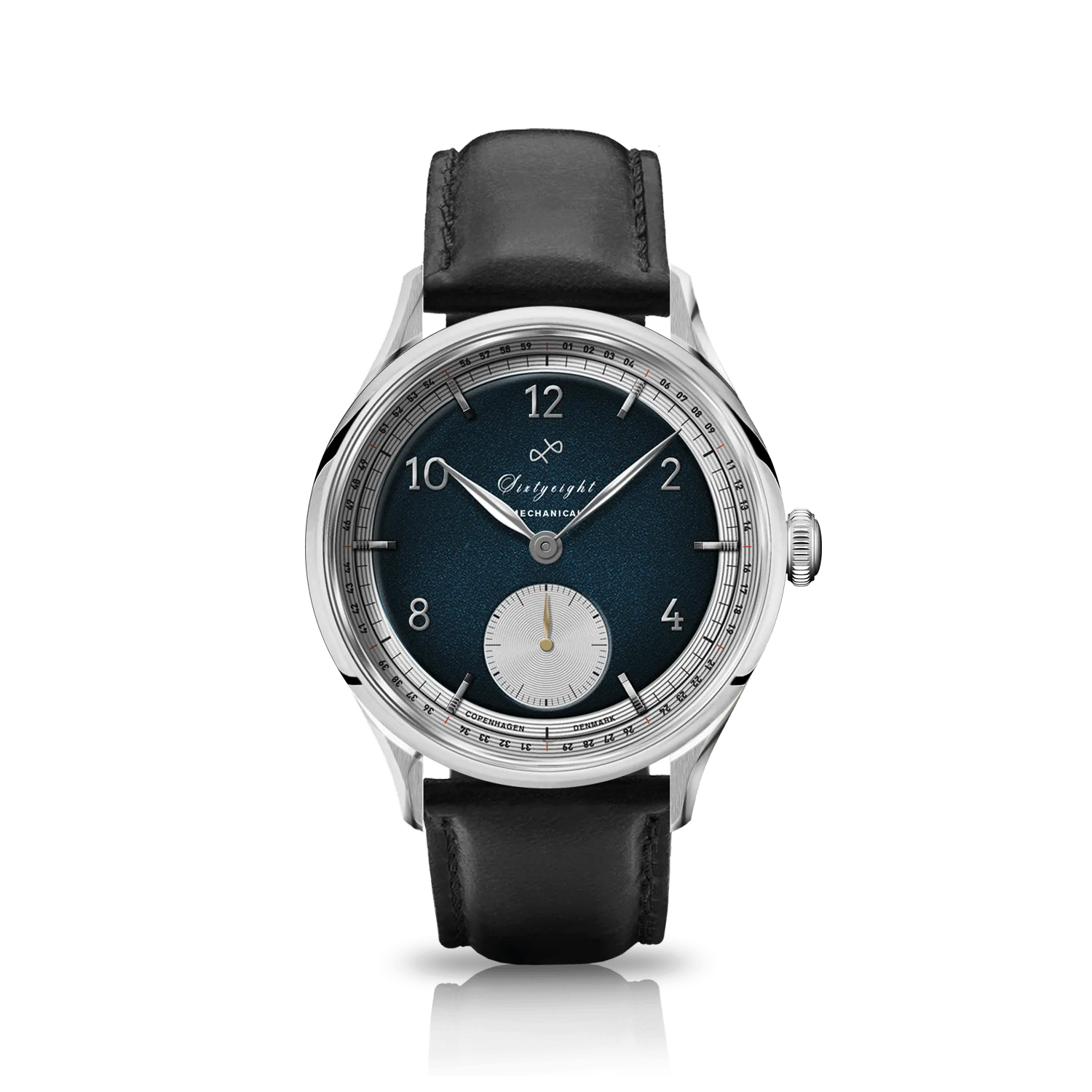 1968 Mechanical (Hand-Wound), Steel / Night Blue