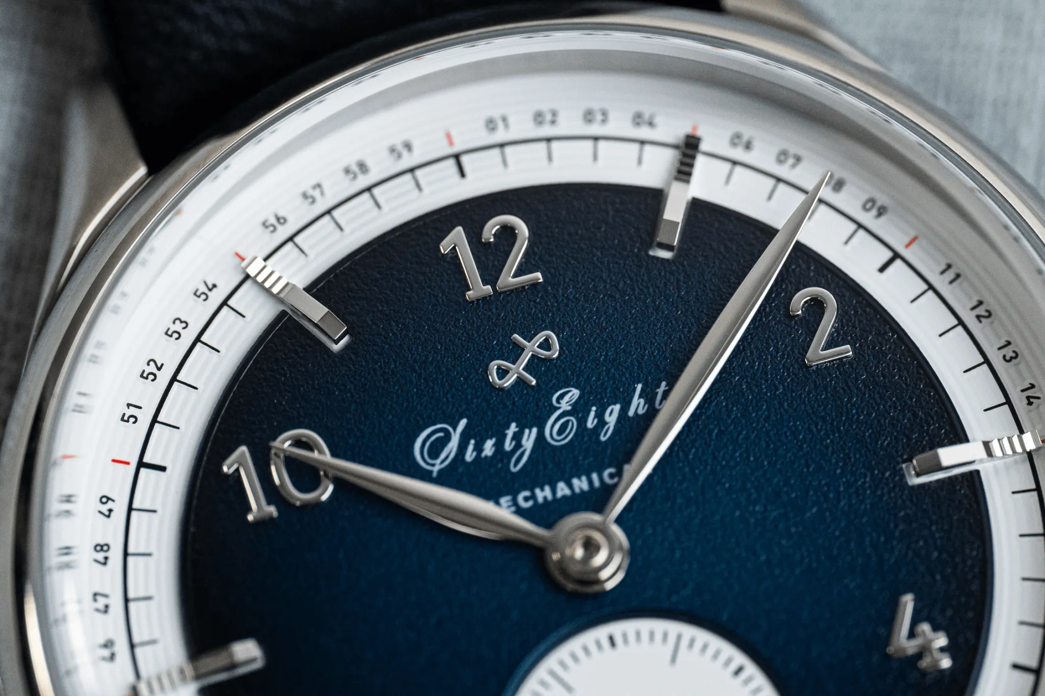 1968 Mechanical (Hand-Wound), Steel / Night Blue