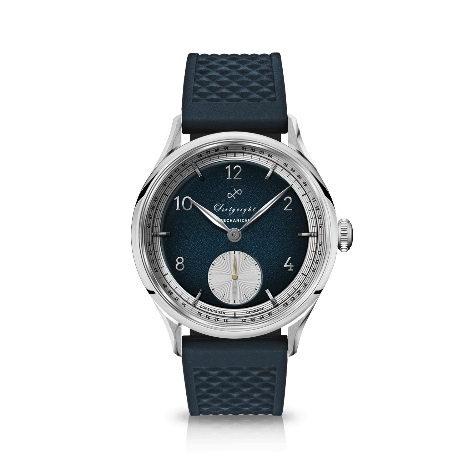 1968 Mechanical (Hand-Wound), Steel / Night Blue