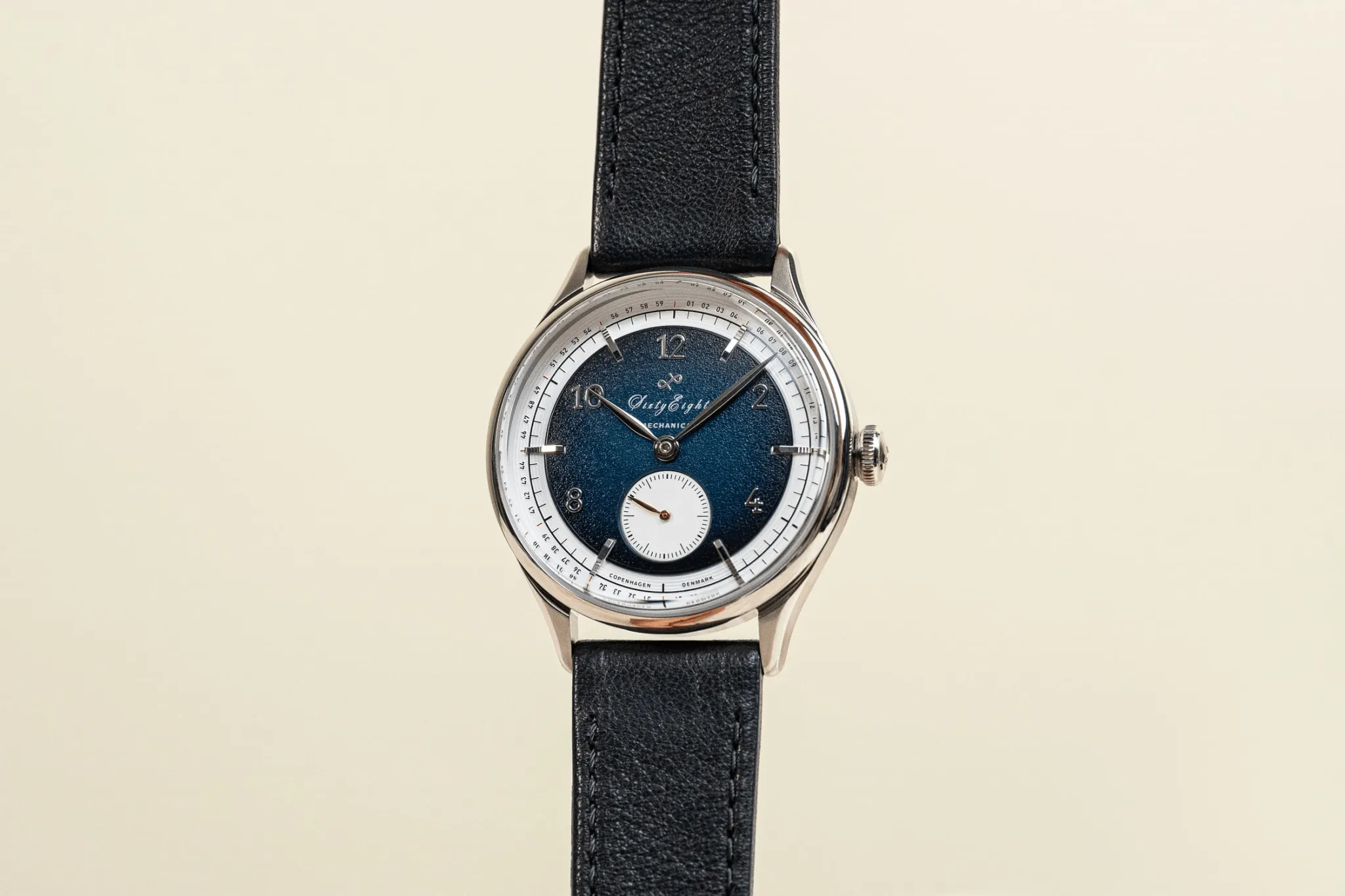 1968 Mechanical (Hand-Wound), Steel / Night Blue