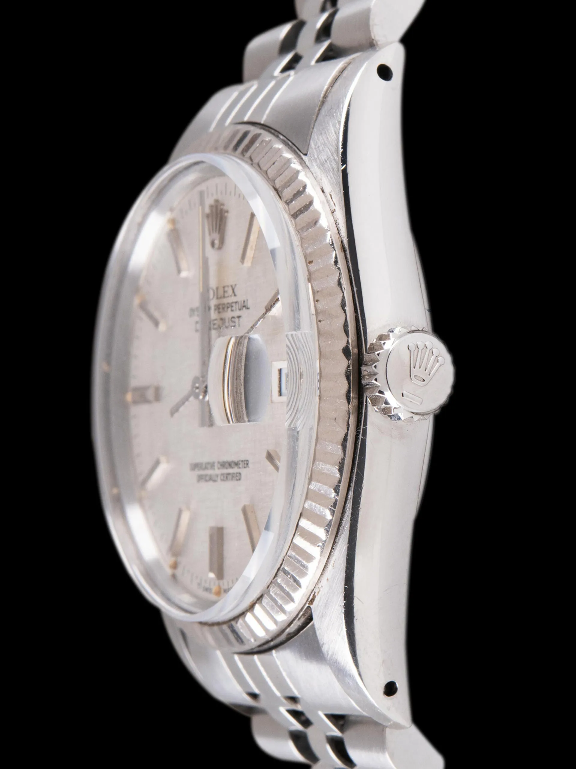 1984 Rolex Datejust (Ref. 16014) Silver "Linen" Dial