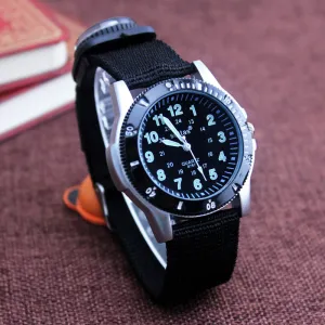 2018 new canvas children boys fashion watches casual quatrz adjustable bracelet compass gift watches cool handsome watches