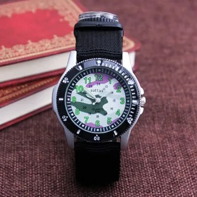 2018 new canvas children boys fashion watches casual quatrz adjustable bracelet compass gift watches cool handsome watches