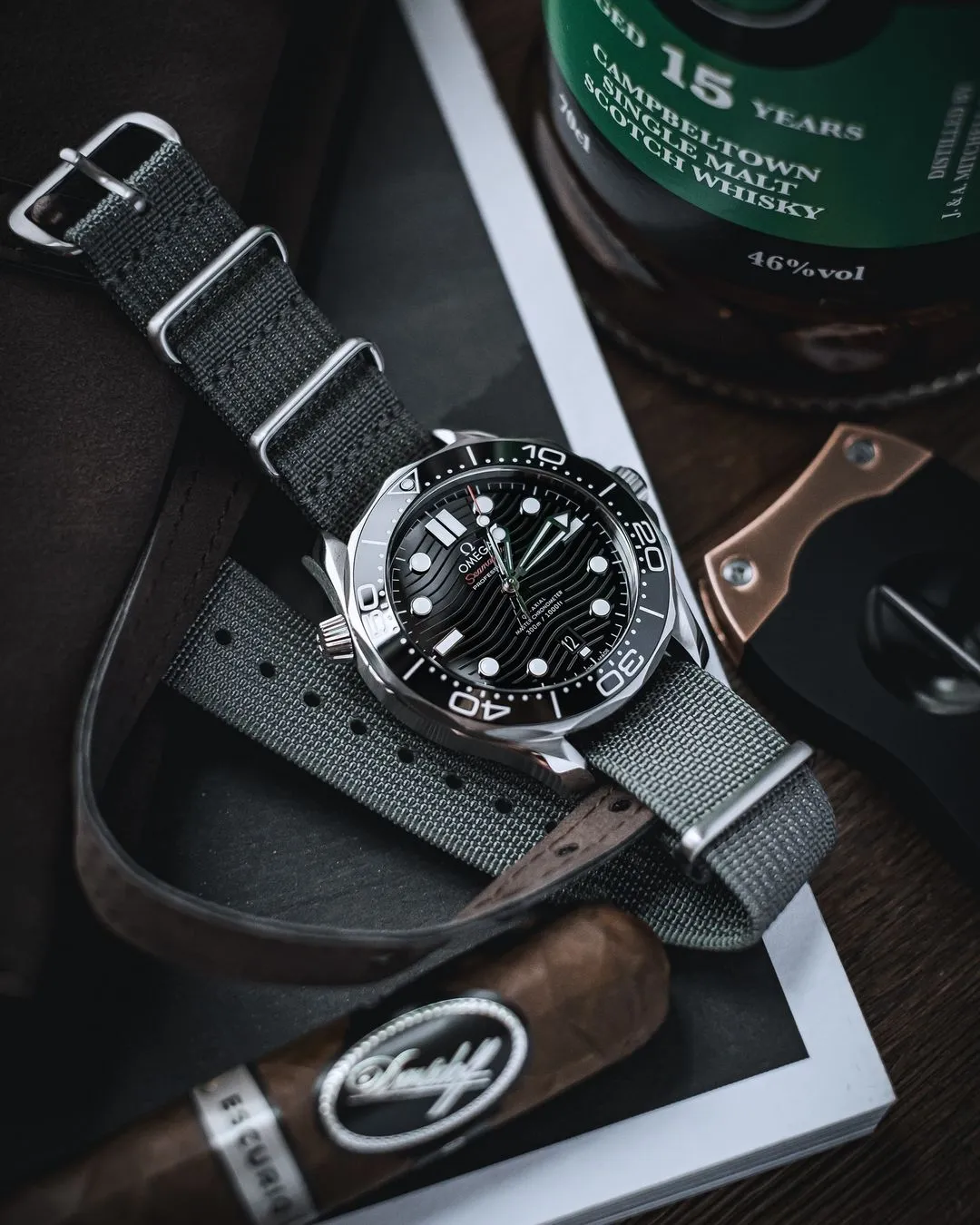 20mm Nato Strap - Charcoal Grey