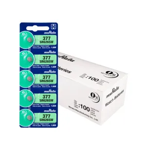 377 SR626SW SR626 V377 SilverOxide Watch Battery SR66 TR626W (5 Pack)