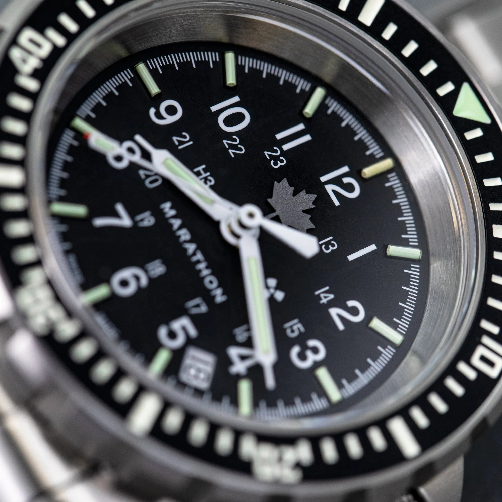 41mm Grey Maple Large Diver's Automatic (GSAR) with Stainless Steel Bracelet