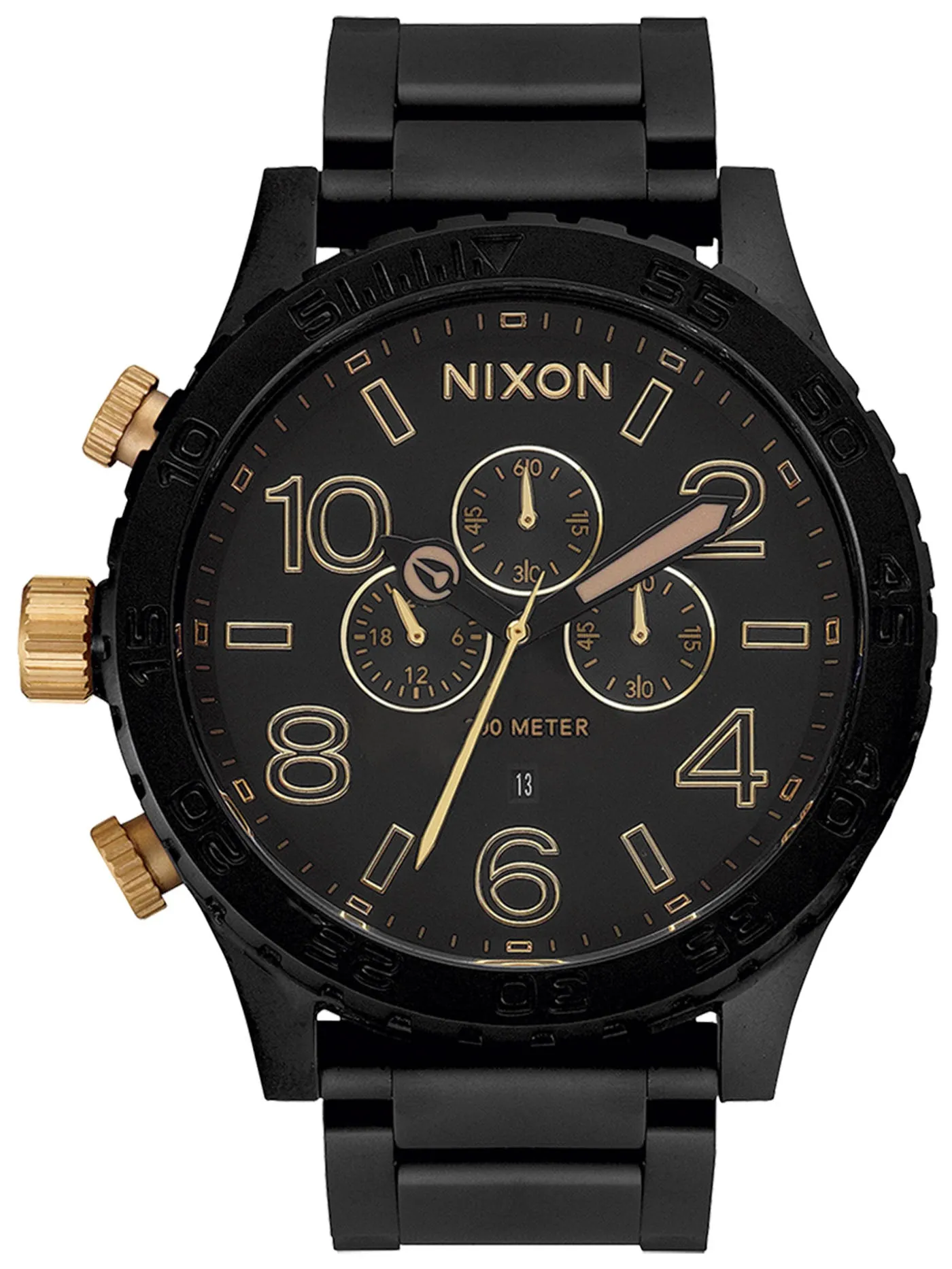 51-30 Chrono Matte Black/Gold Watch