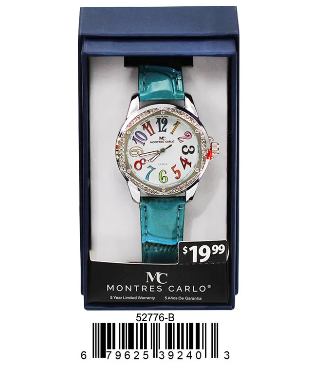 5277-B Vegan Leather Band Watch Gift Box Edition