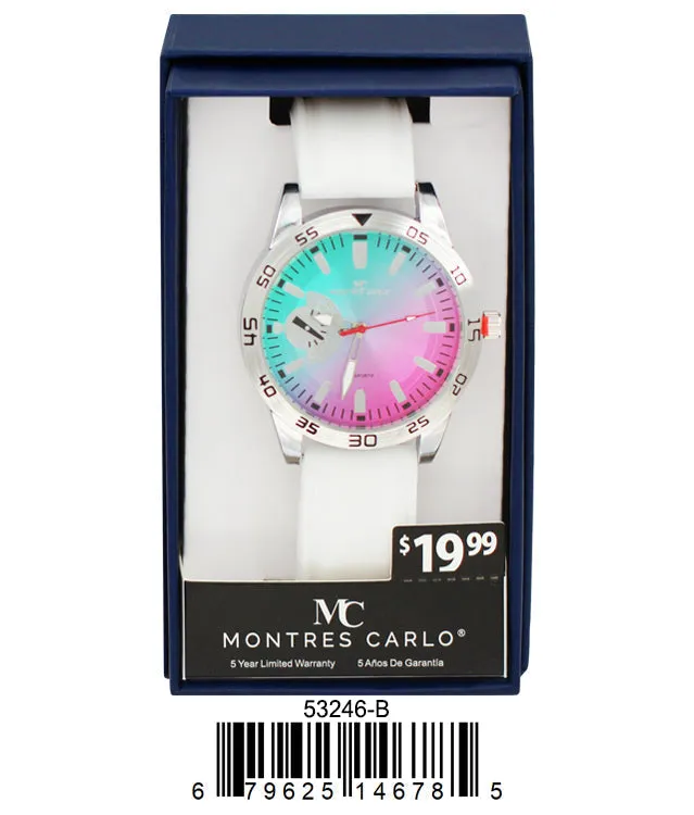5324-B Silicon Band Watch Gift Box Edition