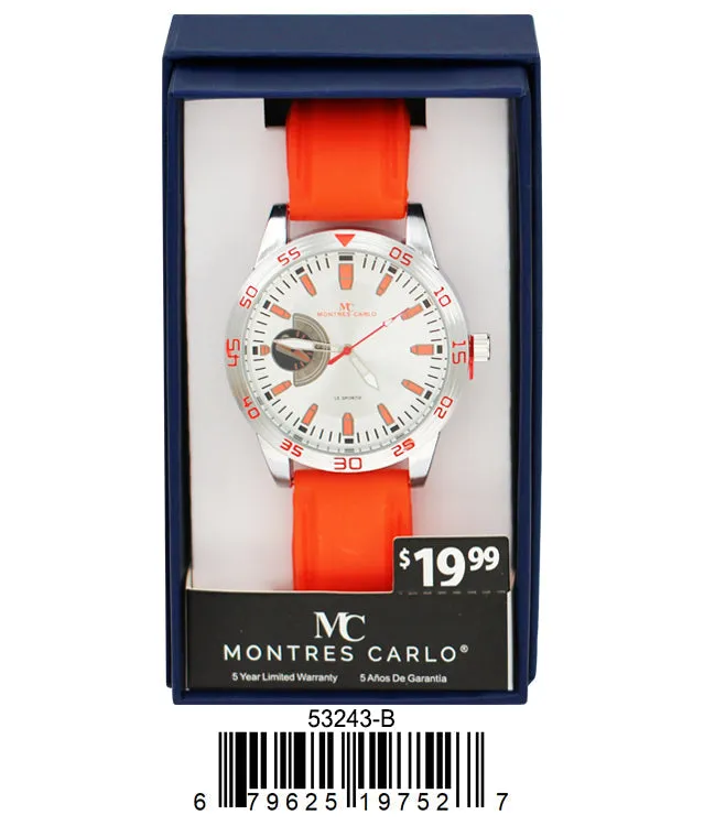 5324-B Silicon Band Watch Gift Box Edition
