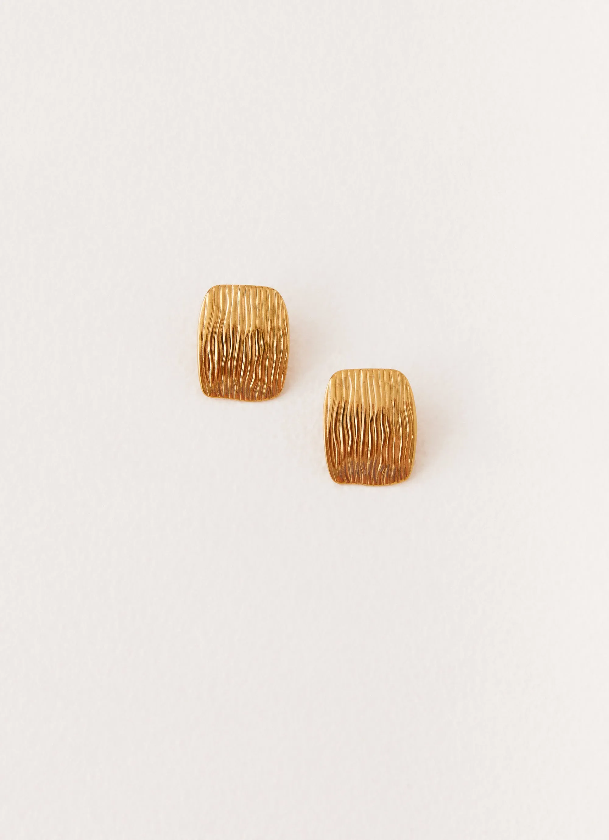 About Last Night Earrings - Gold