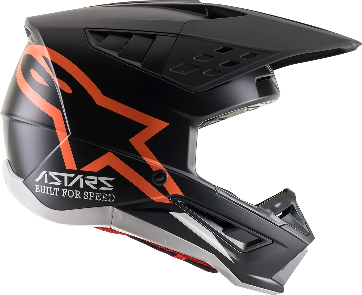 ALPINESTARS SM5 Helmet - Compass - Matte Black/Orange Fluo - XS 8303321-1149-XS