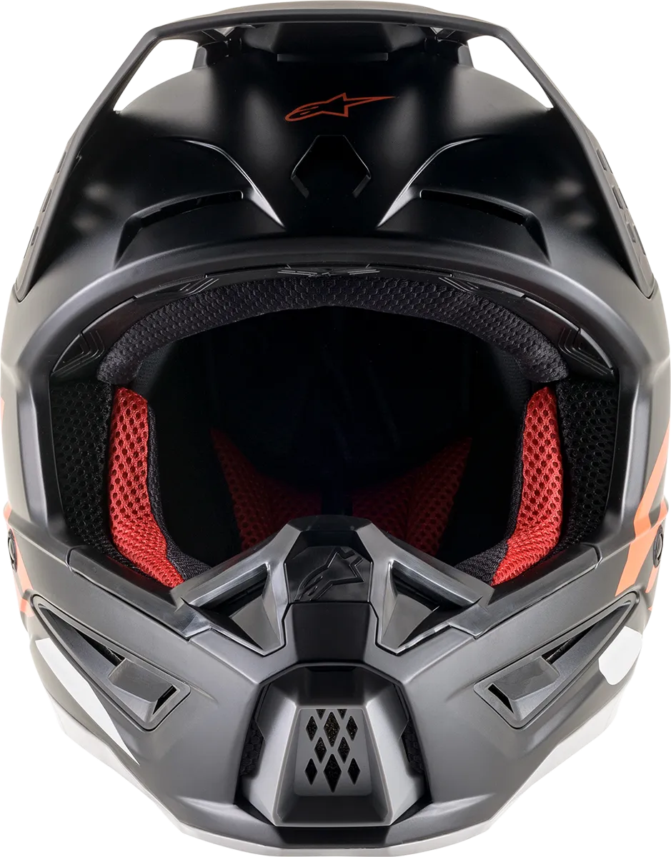 ALPINESTARS SM5 Helmet - Compass - Matte Black/Orange Fluo - XS 8303321-1149-XS
