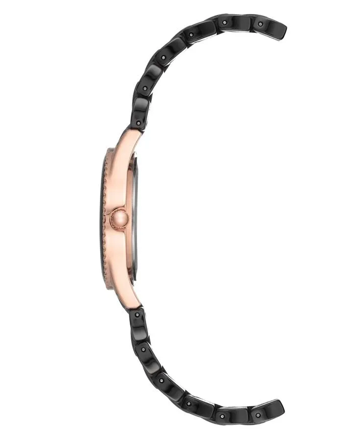 Anne Klein Black Dial Ladies Watch AK/3410BKRG