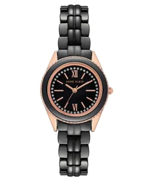 Anne Klein Black Dial Ladies Watch AK/3410BKRG