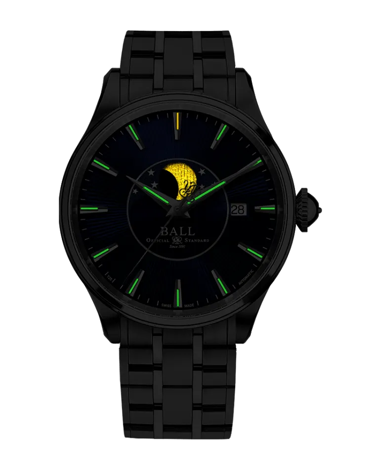 Ball Trainmaster - Moon Phase NM3082D-SJ-BE
