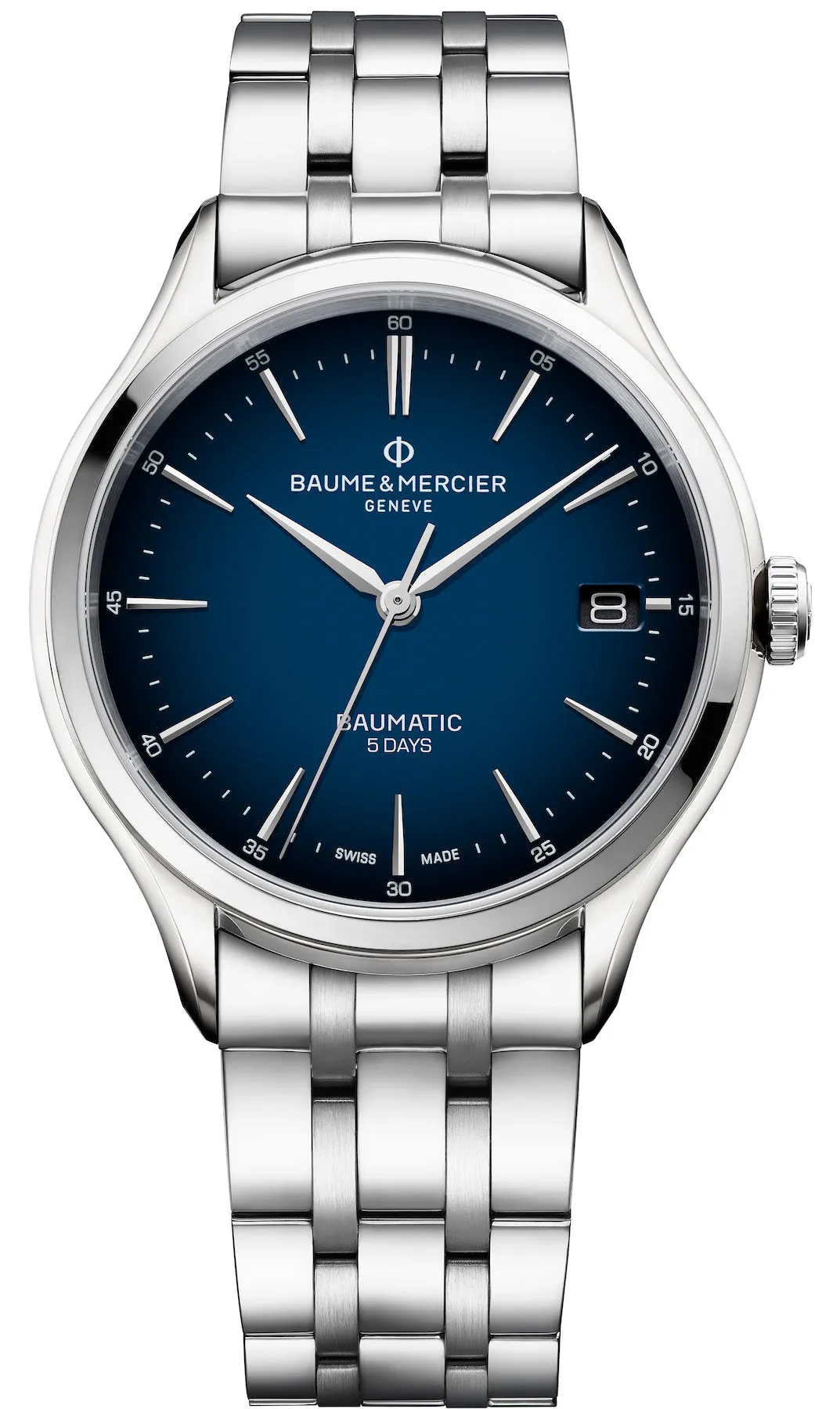 Baume et Mercier Watch Clifton Baumatic Cadran Blue