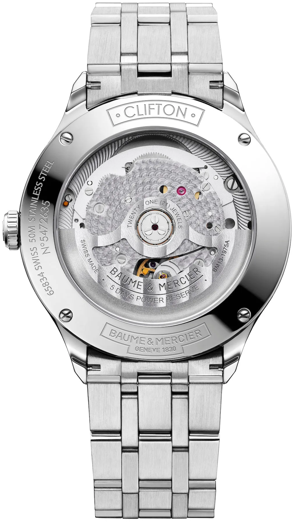 Baume et Mercier Watch Clifton Baumatic Cadran Blue