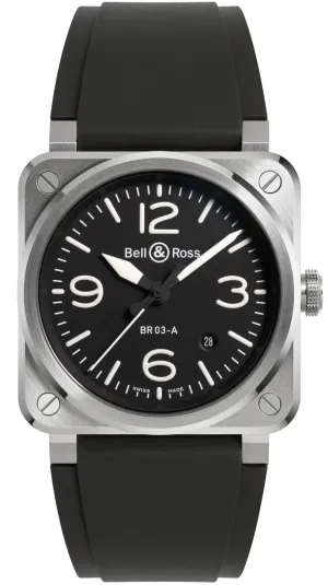 Bell & Ross BR 03 Auto Black Steel