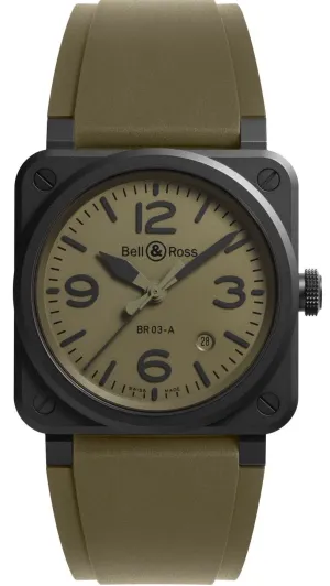 Bell & Ross BR 03 Auto Military Ceramic