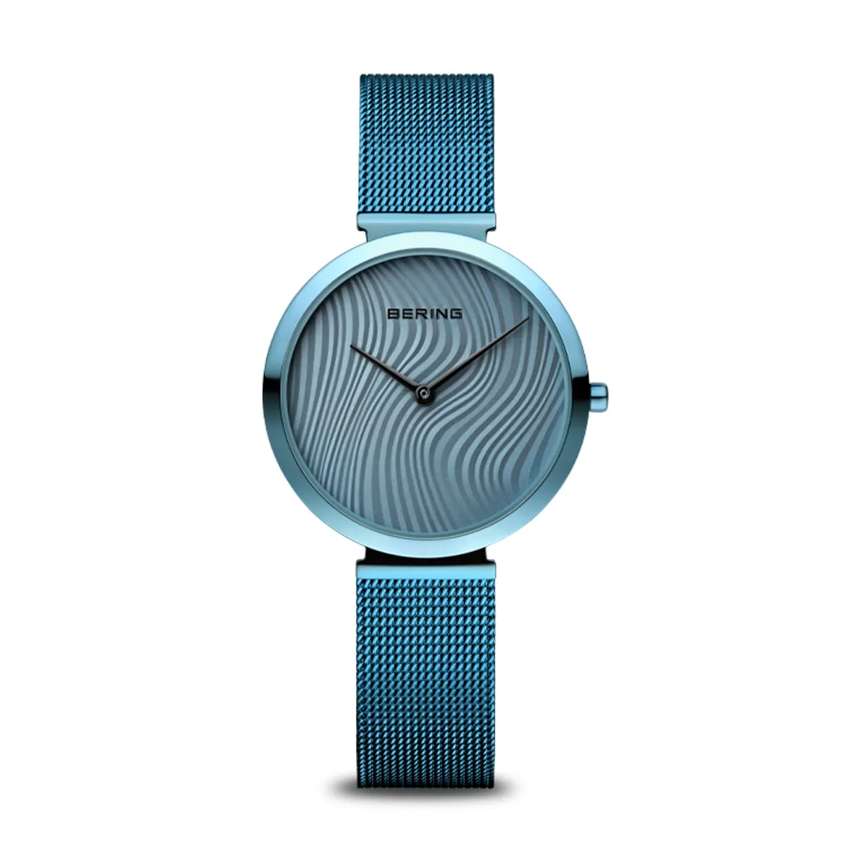 Bering Ladies Polished Blue Charity Watch