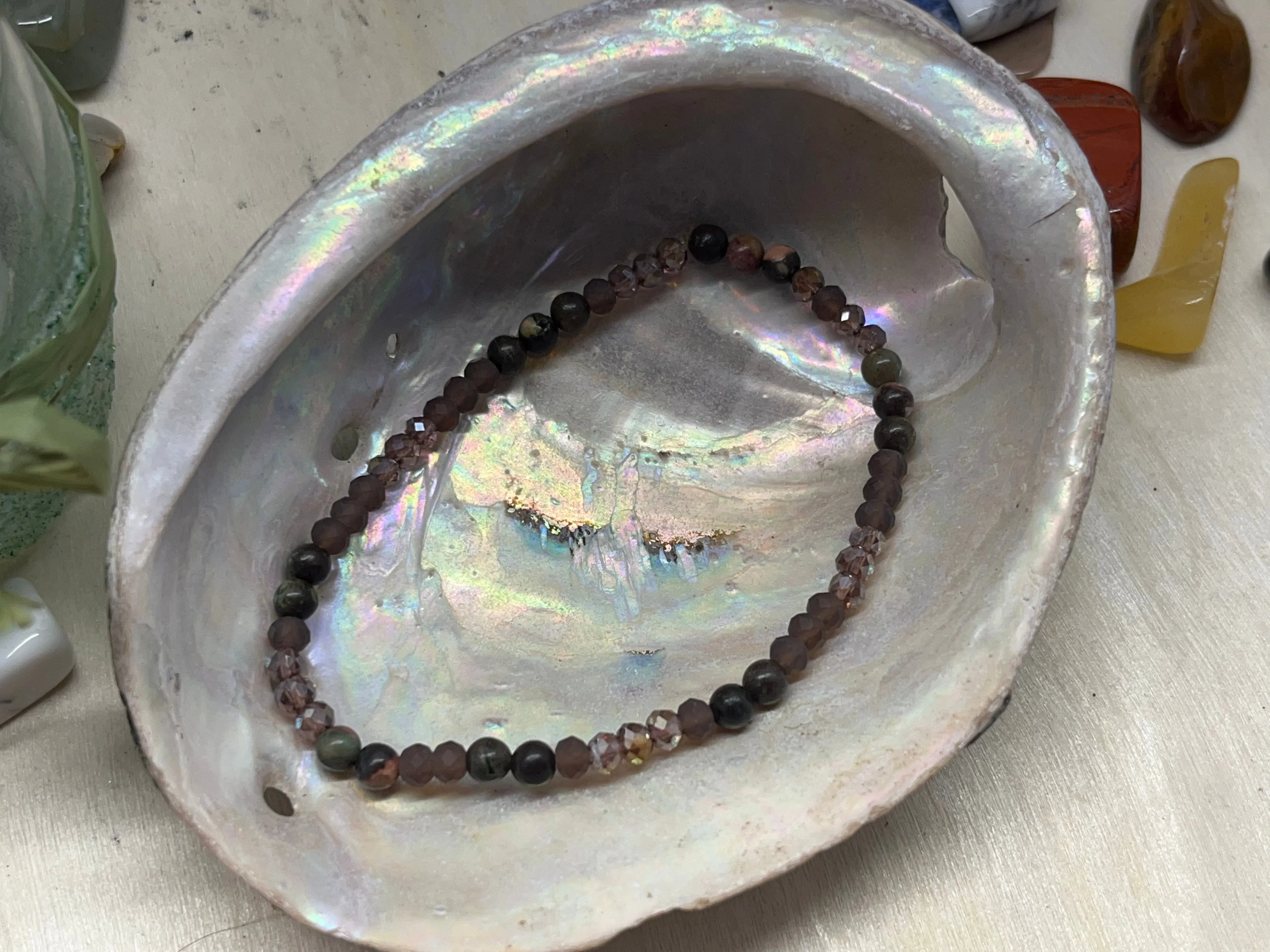 Black Plumb Jasper Bracelet