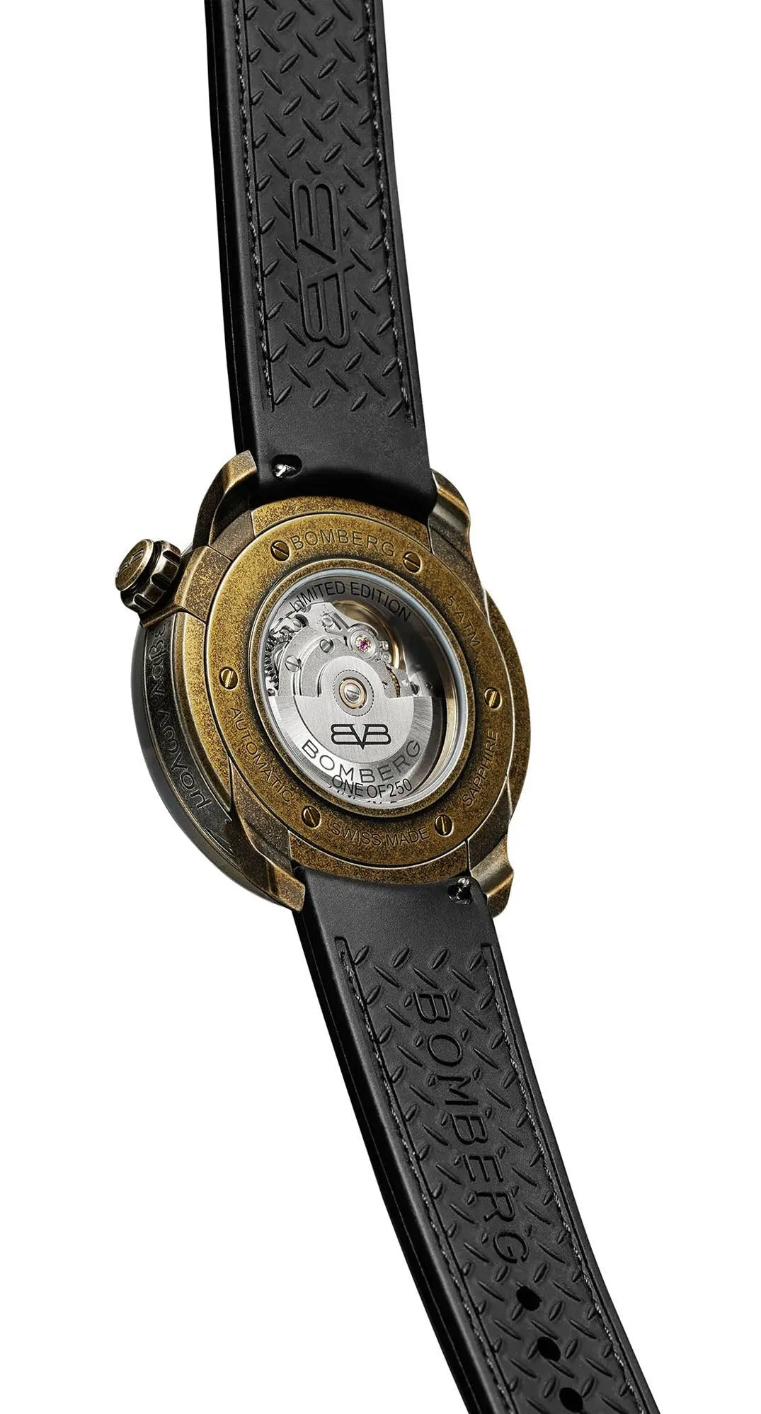 Bomberg BB-01 Auto Spartan Red Black Limited Edition