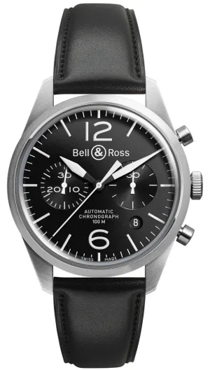 BR Watch Vintage BR 126 Black D