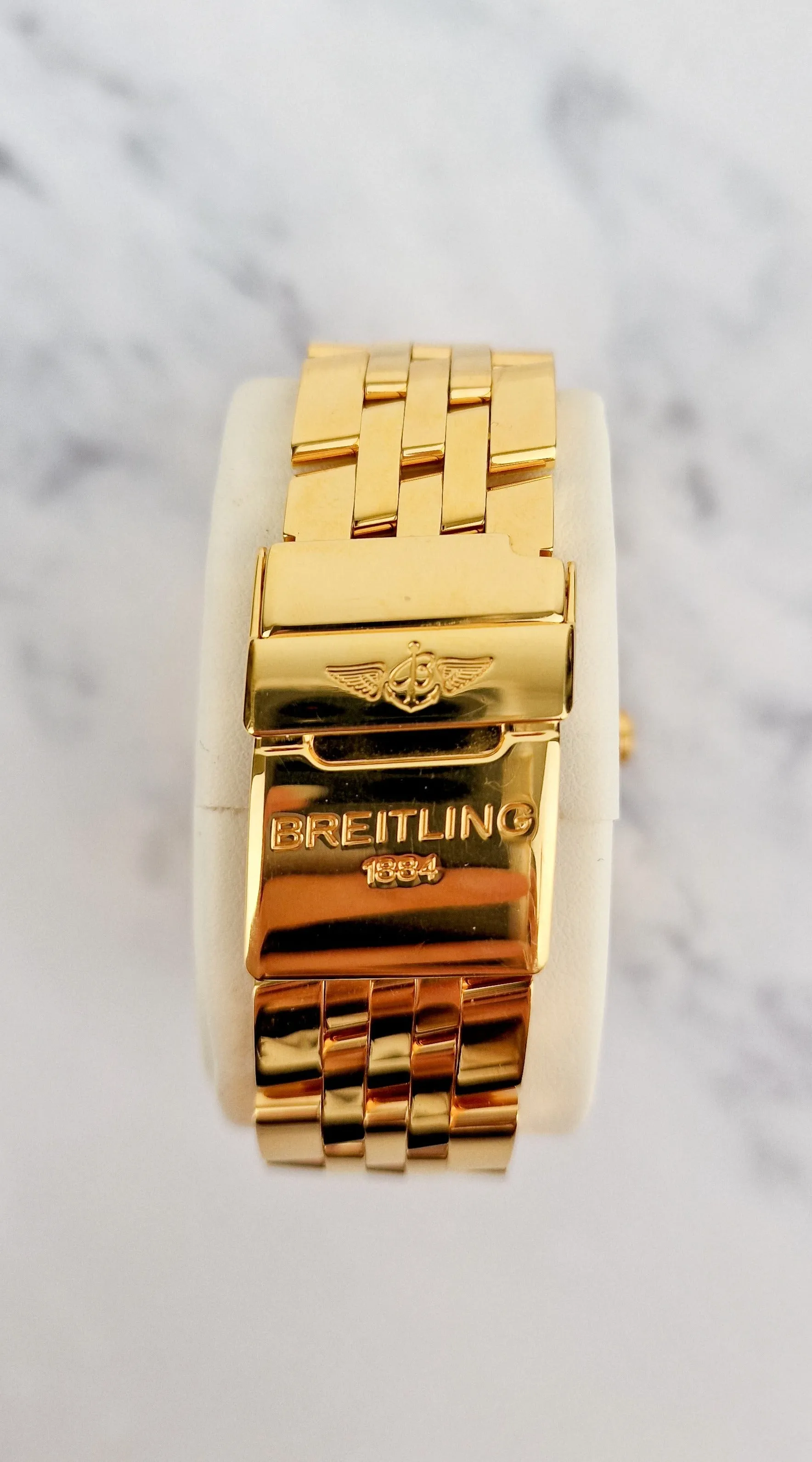 Breitling For Bentley Flying B Jump Hour 18K Yellow Gold 40mm A28362 RARE Mens Watch 1 of 1