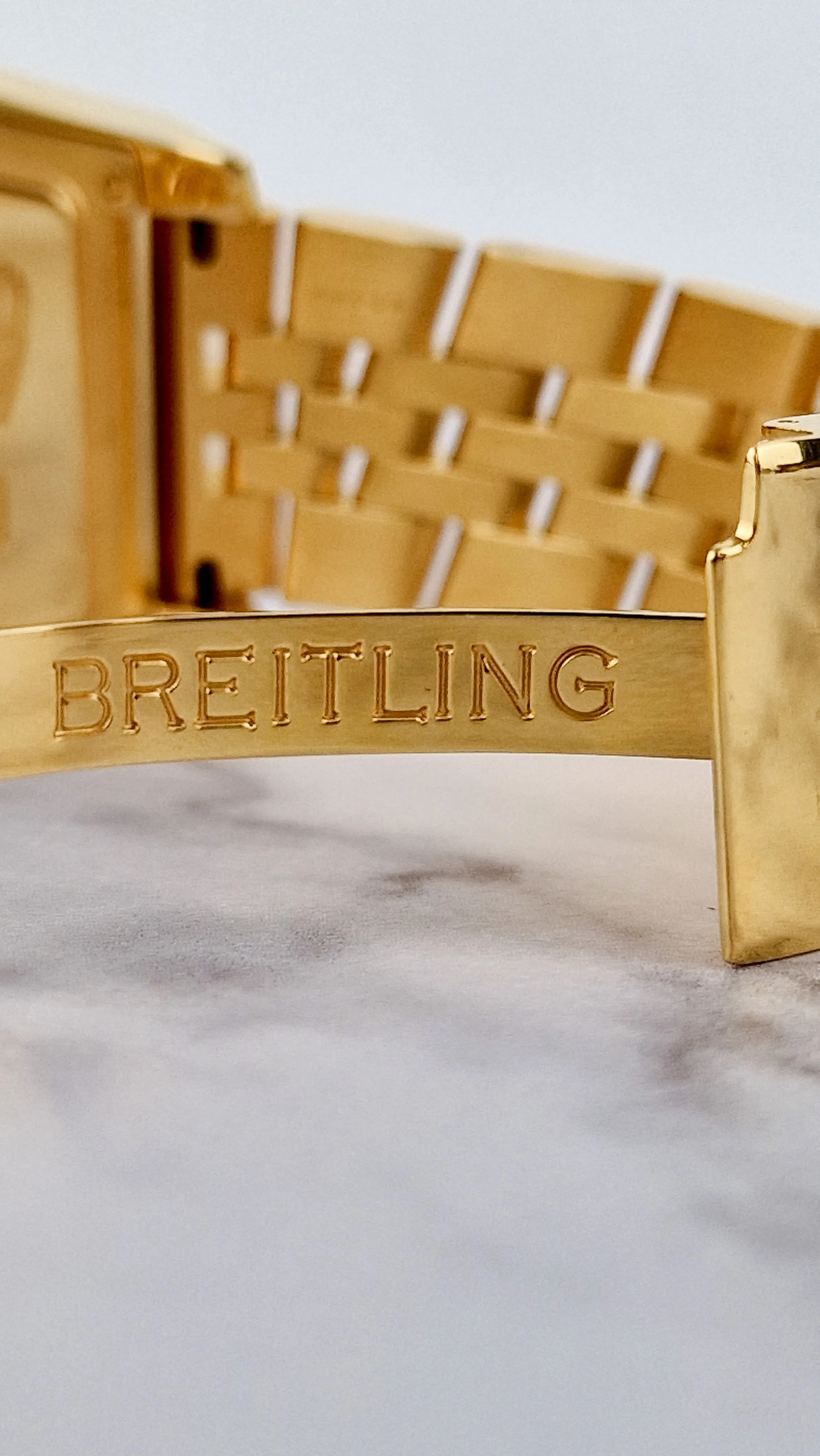 Breitling For Bentley Flying B Jump Hour 18K Yellow Gold 40mm A28362 RARE Mens Watch 1 of 1