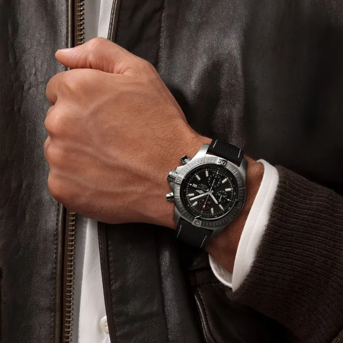 BRT Watch Super Avenger Chronograph 48 Leather Tang Type