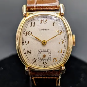 CANTERBURY Wristwatch Swiss Movement by Clifford Watch Co. -IN BOX!