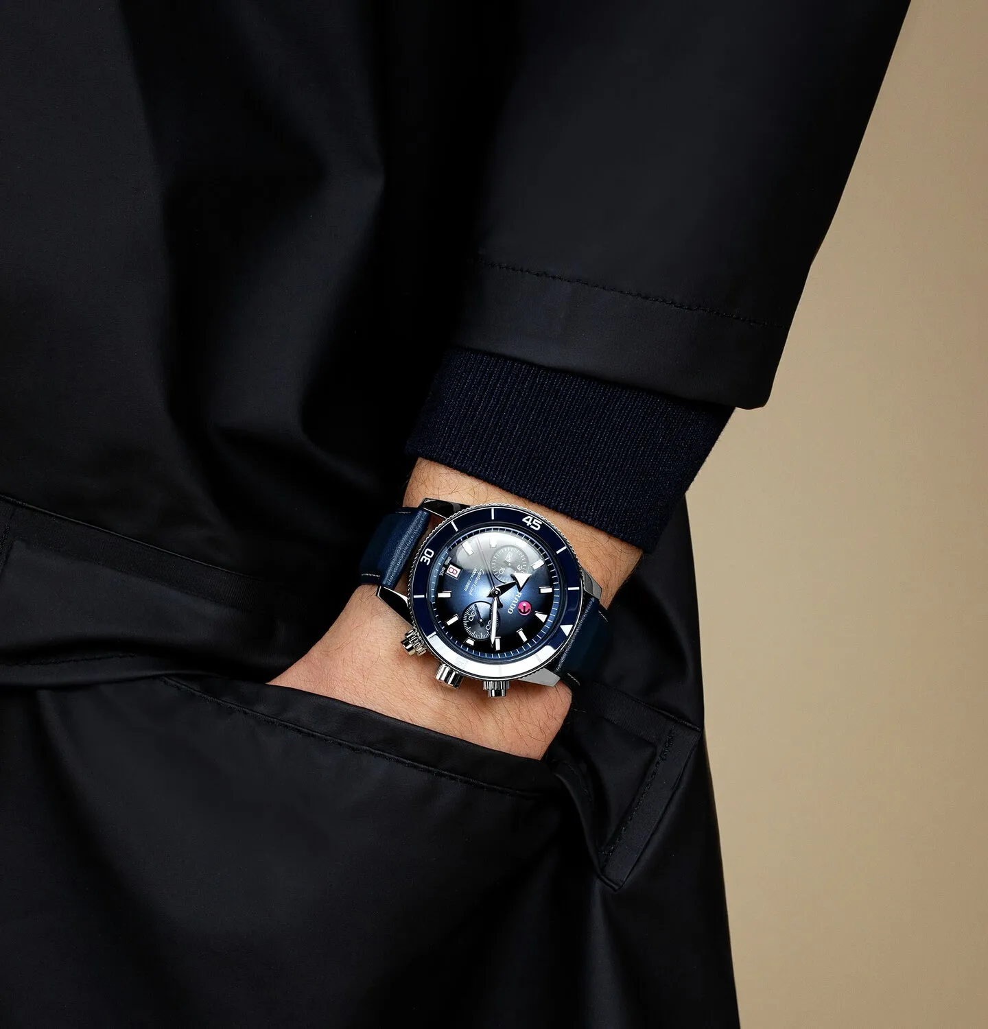 Captain Cook Men Analog Stainless Steel Automatic Watch R32145208