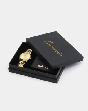 Carré Men's Remy Watch Gift Box Set Gold/Black