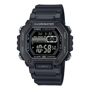 Casio Standard Black Resin Band Watch MWD110HB-1B