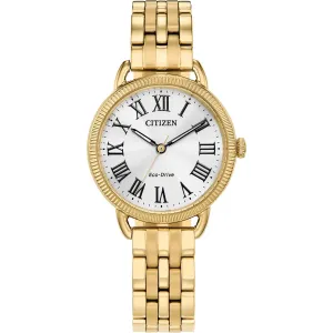 Citizen Eco-Drive Ladies Classic Gold Tone Watch